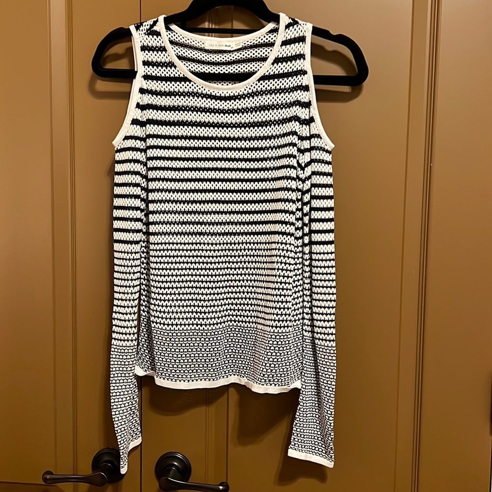 Rag & Bone Cold Shoulder Top
